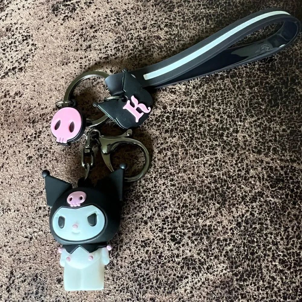 Kuromi Charm Keychain/Bag Clip